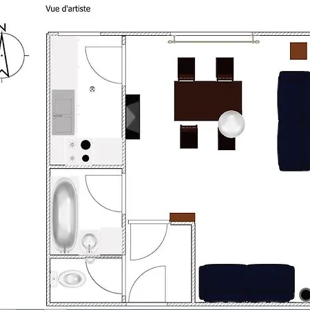 Apartment St Jean A Roquebrune, Proche Menton Et Monaco
